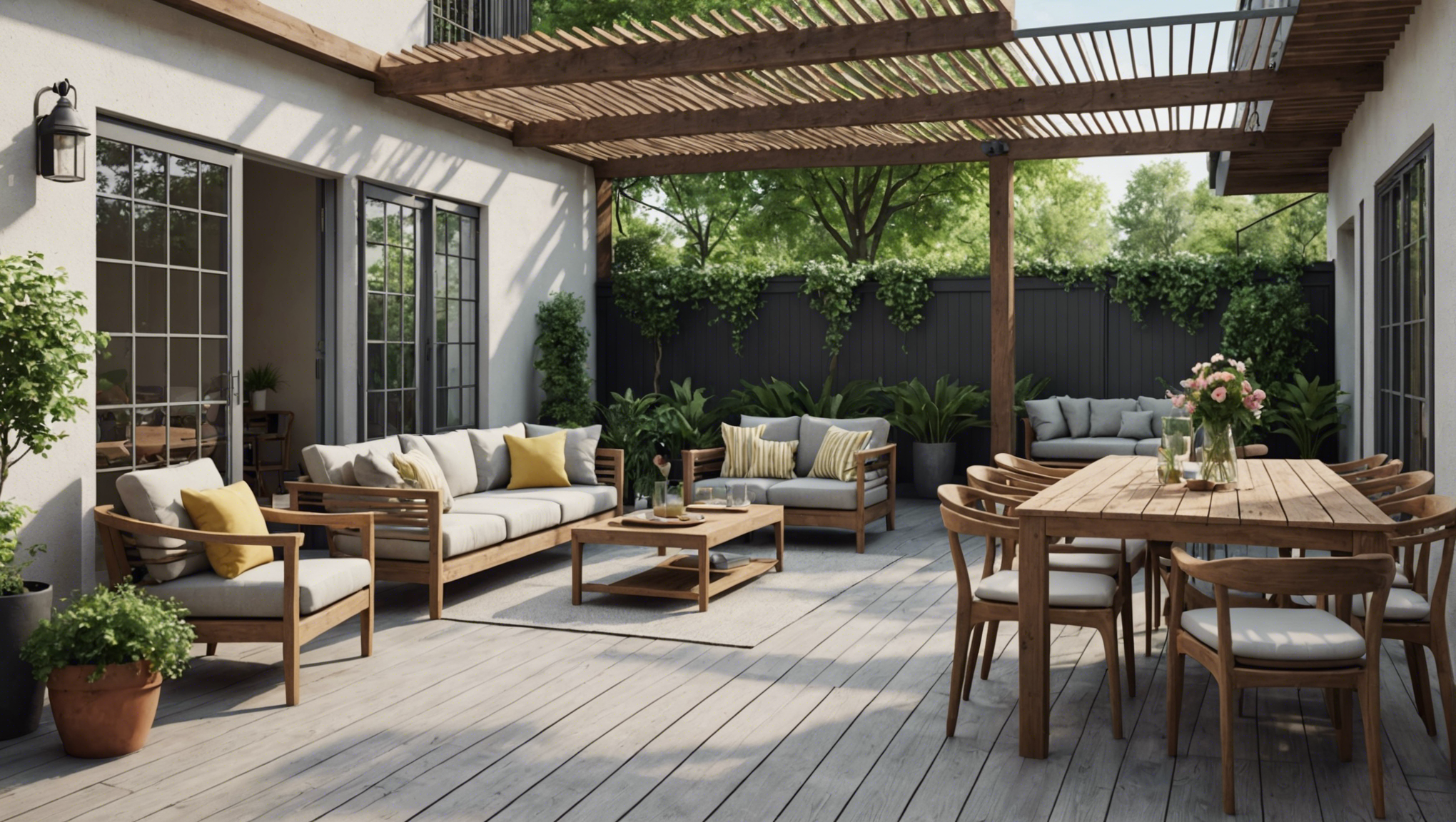 découvrez comment créer une terrasse extérieure incroyablement belle avec nos conseils et astuces. transformez votre espace extérieur en un lieu de détente à couper le souffle !