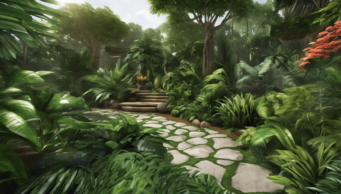 découvrez comment créer une jungle luxuriante dans votre jardin avec des plantations exotiques pour une atmosphère tropicale et une végétation luxuriante.