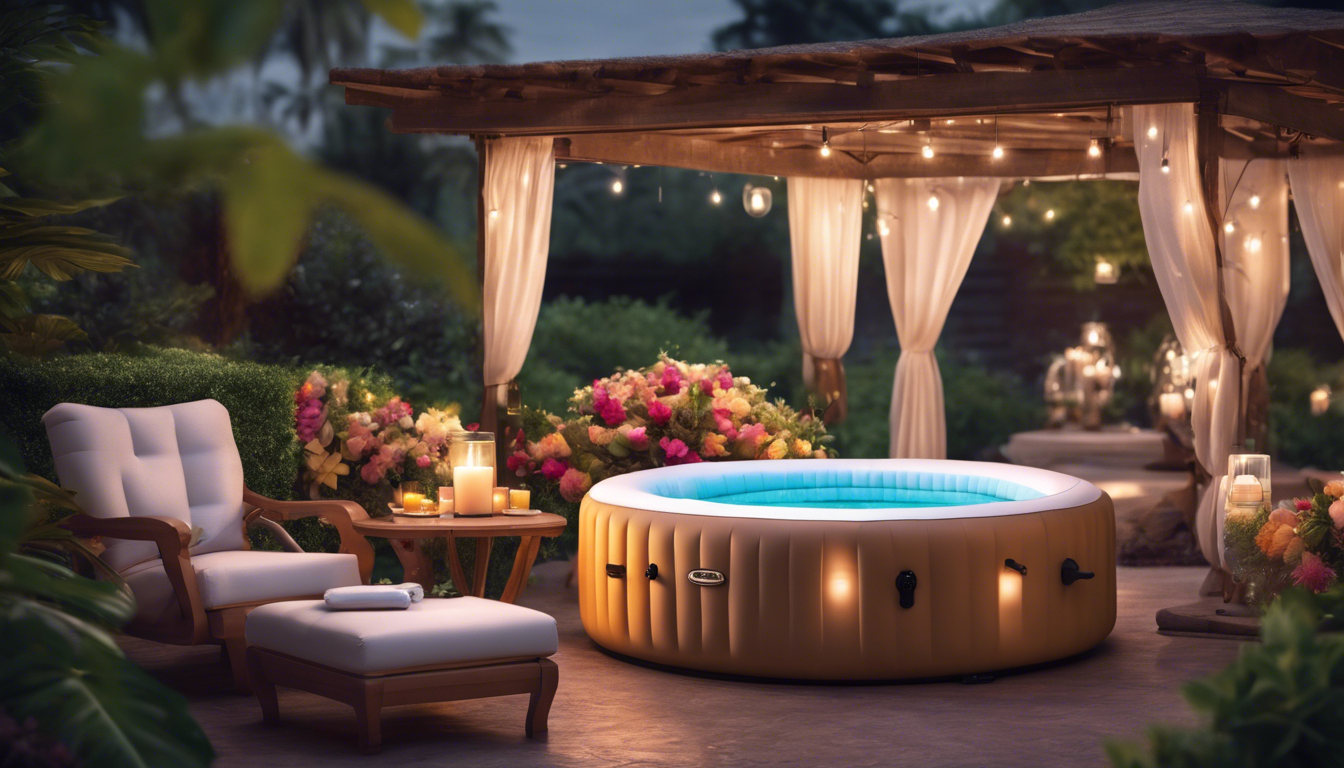 découvrez comment aménager un coin spa gonflable extérieur pour transformer votre jardin en un havre de paix. suivez nos conseils pour choisir l'emplacement idéal, sélectionner les accessoires indispensables et créer une ambiance relaxante qui vous invite à la détente. profitez pleinement de votre espace extérieur avec un spa confortable.