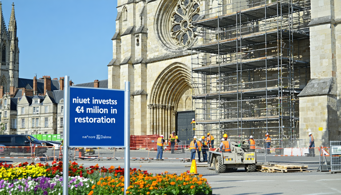 découvrez comment la ville de niort consacre près de 4 millions d'euros à la restauration de l'église notre-dame, un patrimoine historique de premier plan. un projet qui vise à préserver l'héritage culturel tout en embellissant la ville.