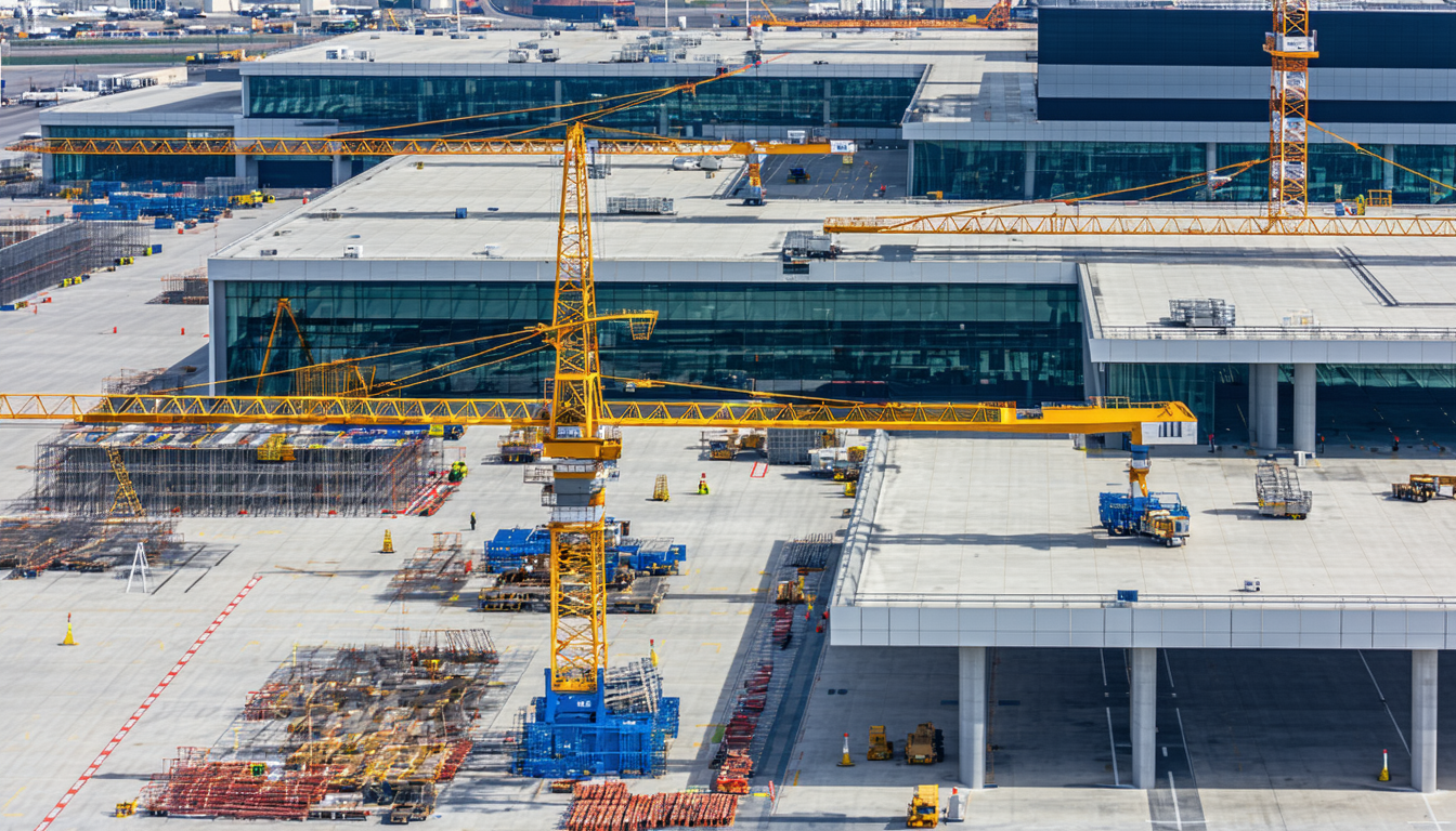 découvrez l'investissement de 349 mdh consacré aux travaux de terrassement pour le futur terminal de l'aéroport mohammed v, une étape cruciale pour l'amélioration des infrastructures aéroportuaires au maroc.