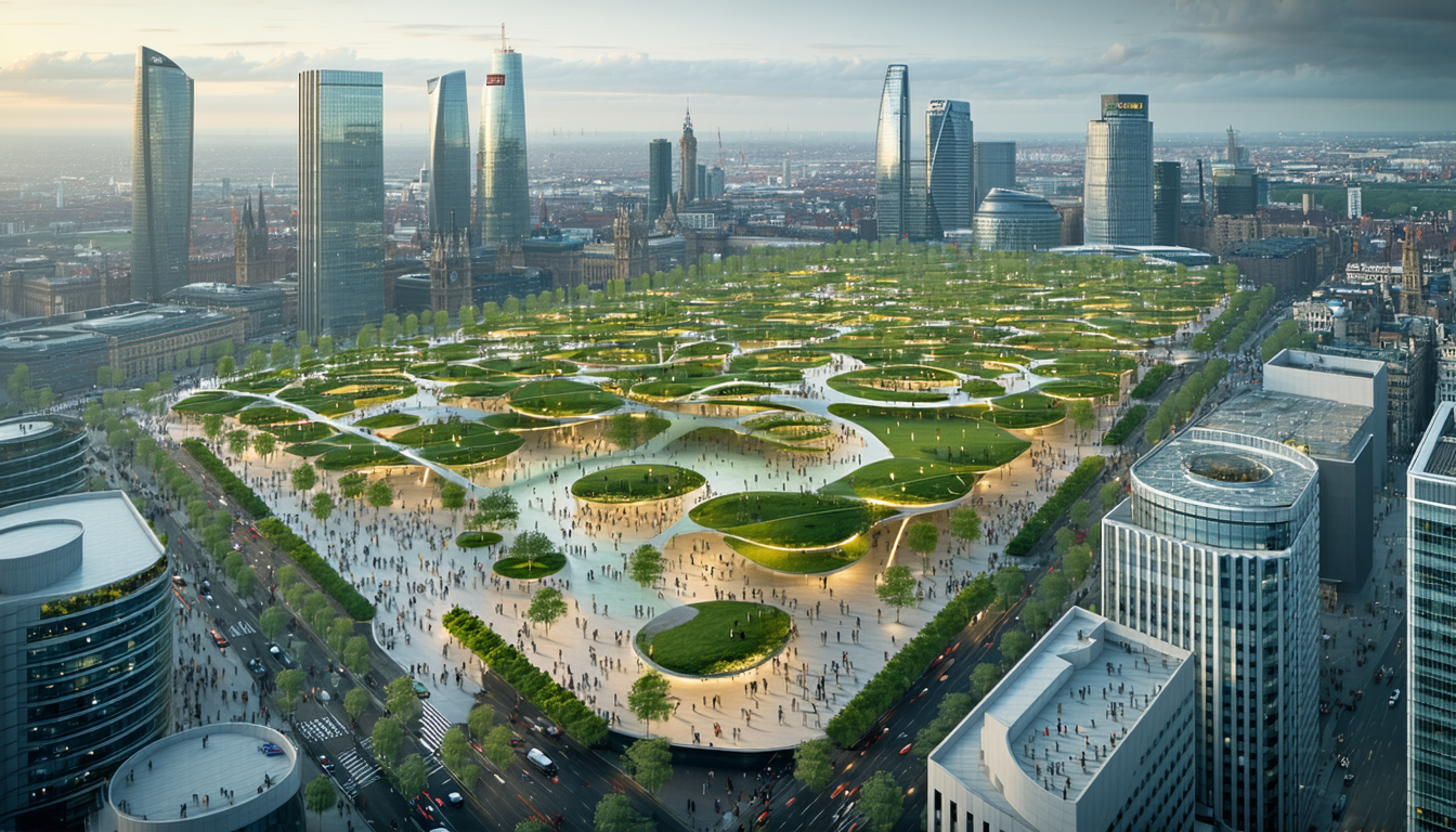 découvrez l'exposition 'l'art du paysage' mettant en lumière le génie de benoy à londres. plongez dans un univers où l'architecture rencontre la nature, à travers des créations innovantes et durables qui redéfinissent l'espace urbain. ne manquez pas cette célébration de l'esthétique paysagère et de la créativité contemporaine.