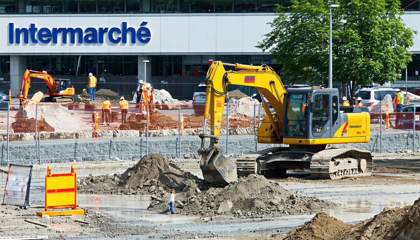 découvrez le lancement des travaux de terrassement sur le site de l'ex-intermarché à compiègne. un projet ambitieux qui promet de transformer cet espace en un lieu attractif, contribuant à l'amélioration du cadre de vie et au dynamisme économique de la ville.