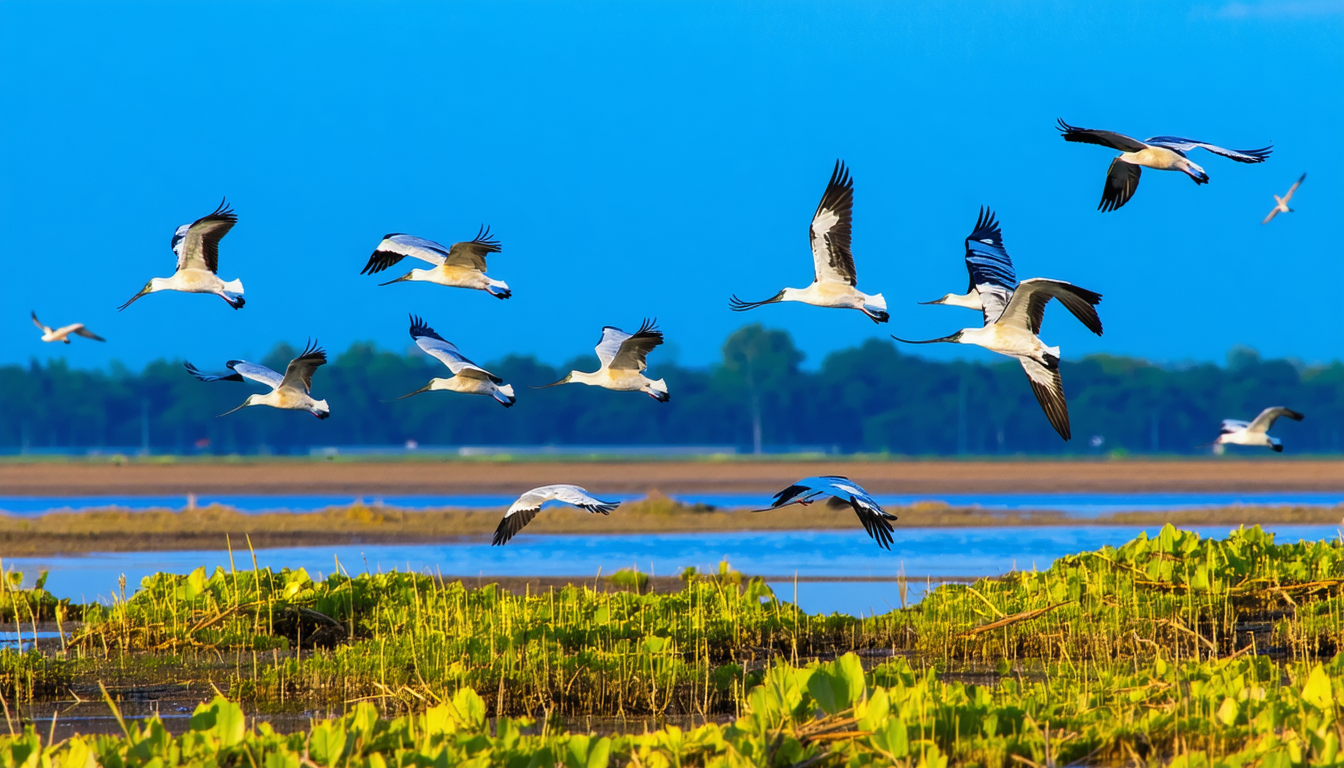 découvrez le sanctuaire des oiseaux migrateurs en mongolie intérieure, en chine, où la restauration écologique du grand fleuve noir offre un refuge vital pour la biodiversité. plongez dans les efforts de conservation qui préservent les habitats naturels et favorisent la migration des espèces, tout en sensibilisant à l'importance de la protection de notre environnement.