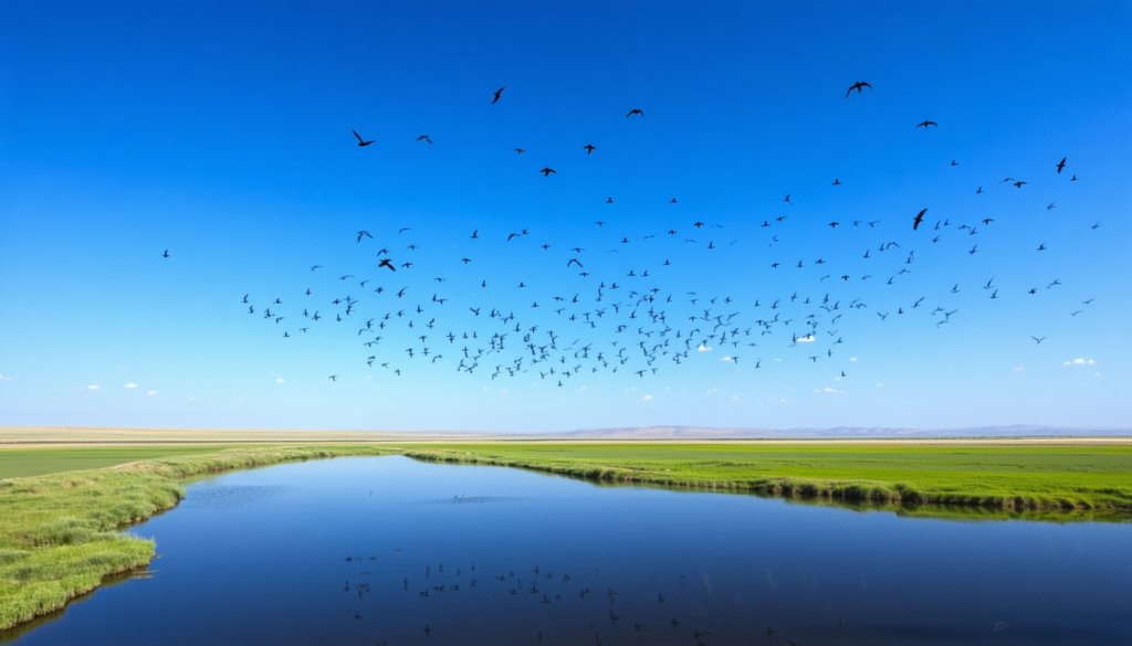 découvrez le sanctuaire des oiseaux migrateurs en mongolie intérieure, chine, et plongez dans la restauration écologique du grand fleuve noir. explorez les efforts de conservation qui préservent l'habitat vital des migrateurs et contribuent à la biodiversité de cette région unique.