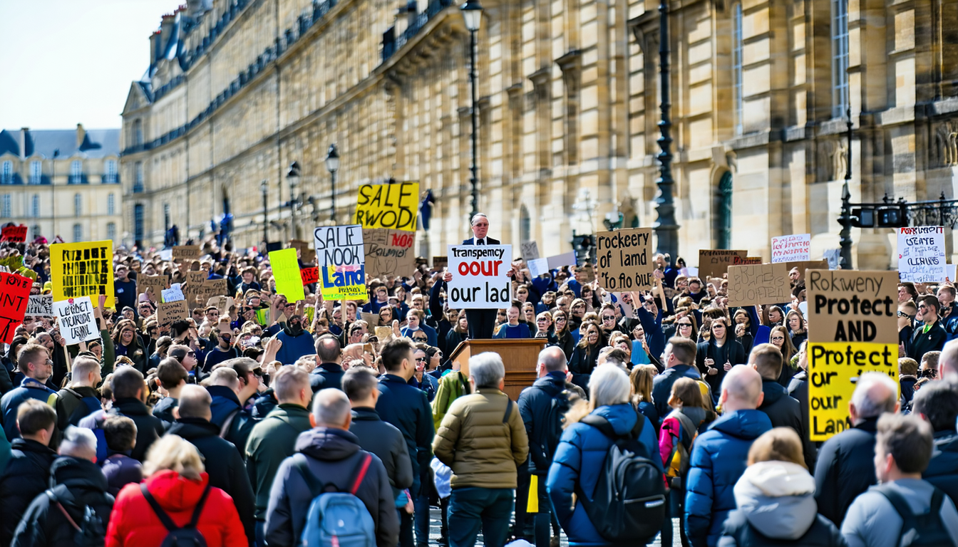 découvrez l'appel des contestataires à la transparence sur la vente des terrains de rockwool. cette opposition soulève des questions cruciales pour la communauté de grand soissons et met en lumière les enjeux environnementaux et économiques liés à ce projet.