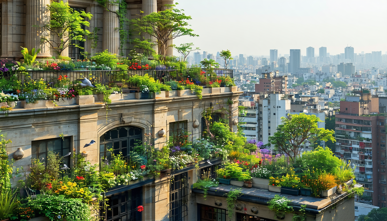 découvrez comment un bâtiment patrimonial se transforme avec un jardin sur le toit, offrant une oasis verte qui lutte contre la chaleur urbaine et favorise la biodiversité. une initiative innovante alliant patrimoine et durabilité.