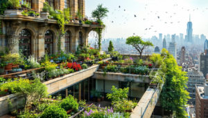 découvrez comment un bâtiment patrimonial se modernise avec un jardin sur le toit, luttant contre la chaleur urbaine tout en favorisant la biodiversité. une initiative écologique inspirante qui allie héritage et innovation.