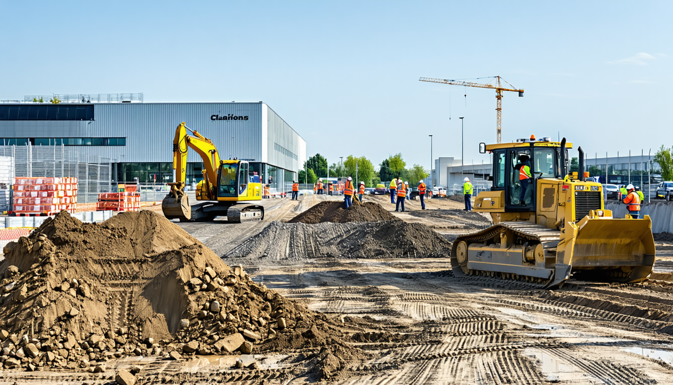 découvrez les chantiers majeurs de terrassement aux clairions à auxerre, où un nouveau complexe commercial prend forme. suivez l'évolution de ce projet ambitieux qui transforme le paysage local et dynamise l'économie régionale.