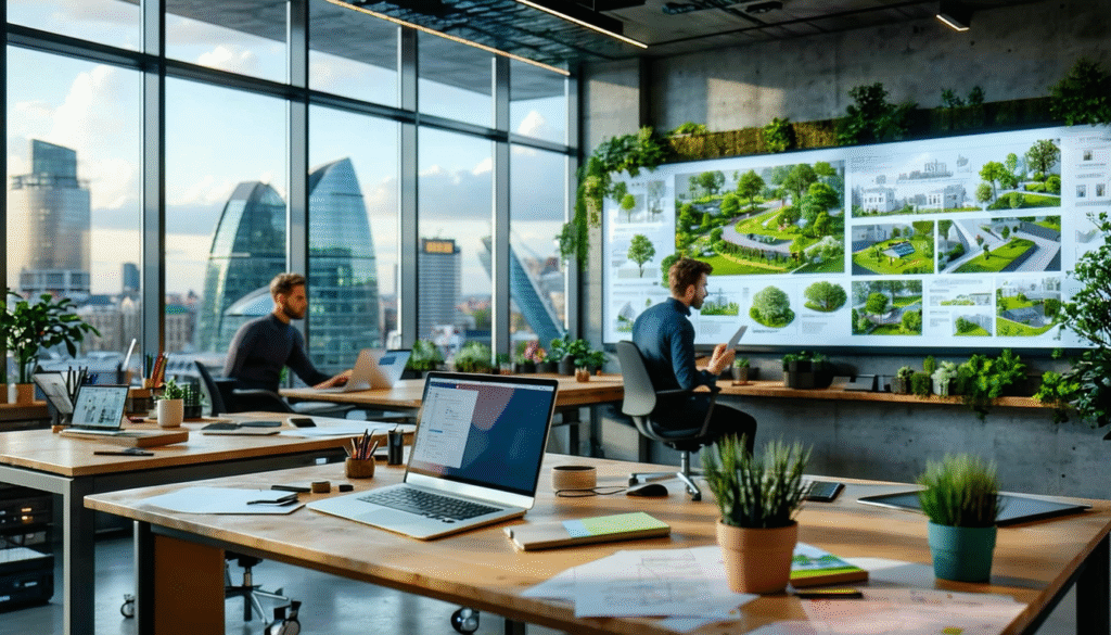 découvrez le métier passionnant de paysagiste urbain chez benoy à londres, où innovation et durabilité se rencontrent pour transformer les espaces urbains. plongez dans les coulisses de la conception paysagère et explorez comment les professionnels façonnent des environnements esthétiques et fonctionnels au cœur de la ville.