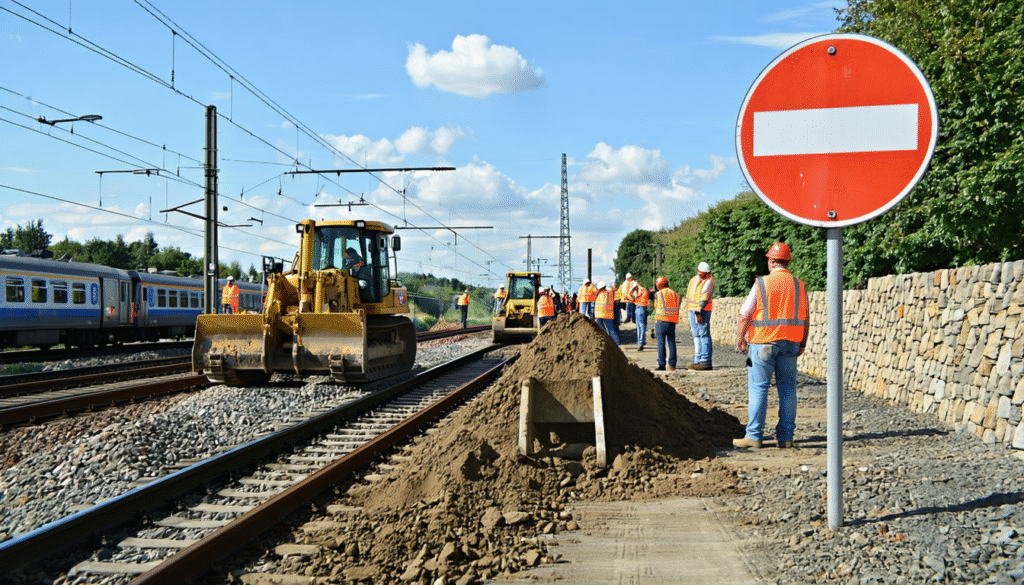 découvrez comment la sncf réalise des travaux de terrassement essentiels pour sécuriser les rails, entraînant l'arrêt complet des trains entre toulouse et bordeaux pendant plusieurs jours. informez-vous sur les impacts de ces travaux et les solutions de transport alternatives.